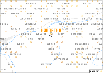 map of Kornatka