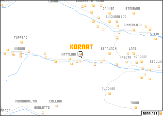 map of Kornat