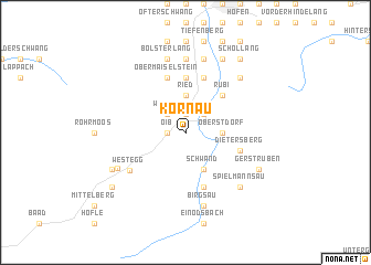 map of Kornau