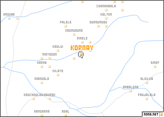 map of Kornay