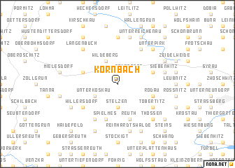 map of Kornbach