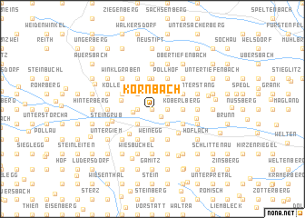 map of Kornbach