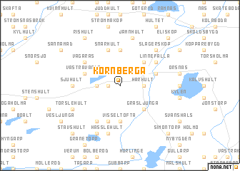 map of Kornberga