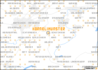 map of Kornelimünster