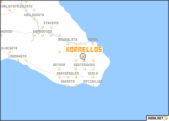 map of Kornéllos