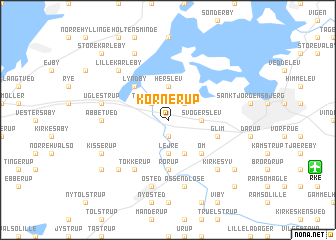 map of Kornerup