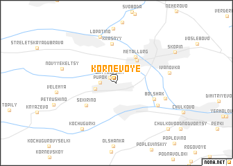 map of Kornevoye
