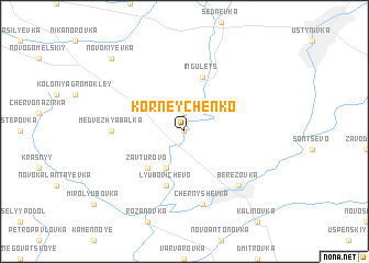 map of Korneychenko