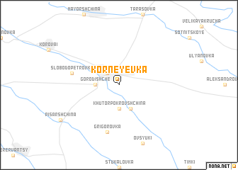 map of Korneyevka