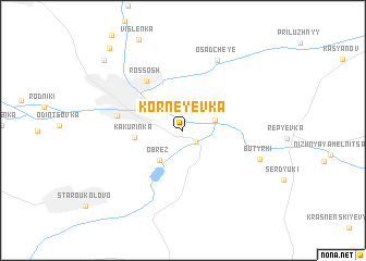 map of Korneyevka