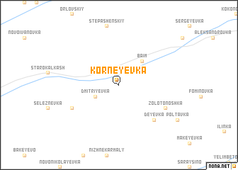 map of Korneyevka