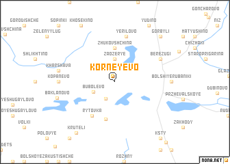 map of Korneyevo