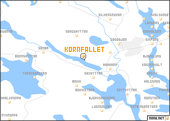 map of Kornfallet