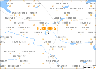 map of Kornhorst