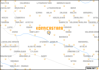 map of Kornica Stara