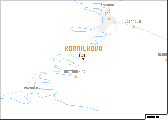 map of Kornilkova