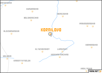 map of Kornilovo