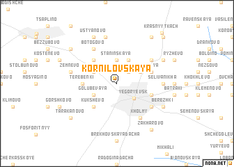 map of Kornilovskaya