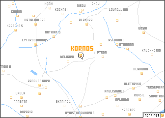 map of Kornos