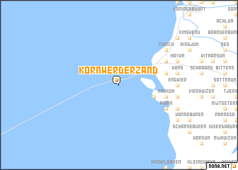 map of Kornwerderzand