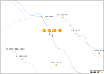 map of Korobikha