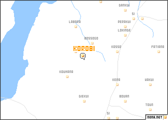map of Korobi