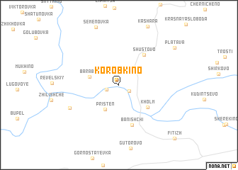 map of Korobkino