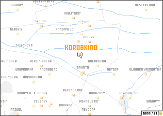 map of Korobkino