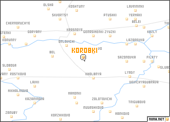 map of Korobki