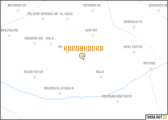 map of Korobkovka