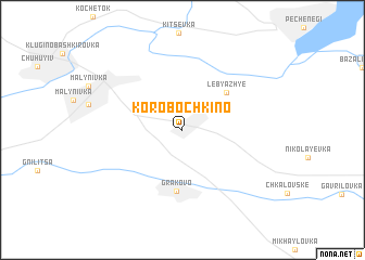 map of Korobochkino