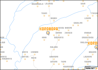 map of Korobopa