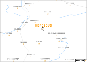 map of Korobovo