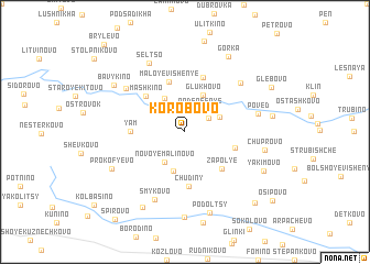 map of Korobovo