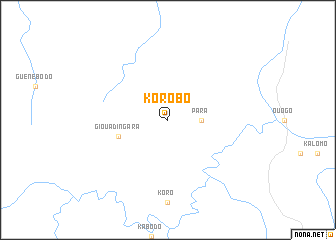 map of Korobo