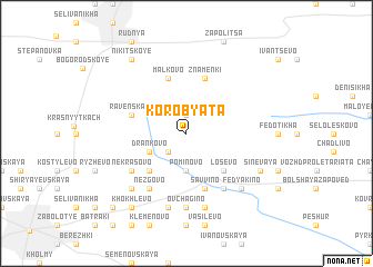 map of Korobyata