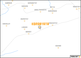 map of Korobyata