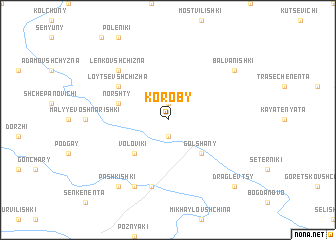 map of Koroby