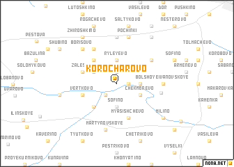 map of Korocharovo