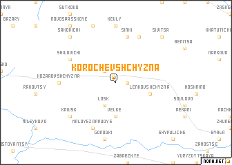 map of Korochevshchyzna