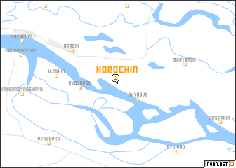 map of Korochin