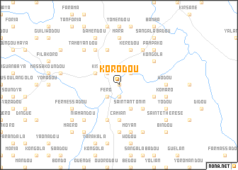 map of Korodou