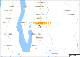 map of Korodrakassa