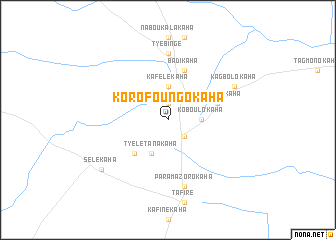 map of Korofoungokaha