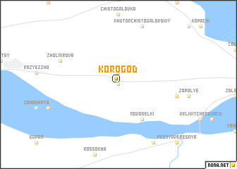 map of Korogod