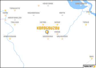 map of Korogouzou