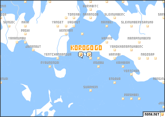 map of Korogo