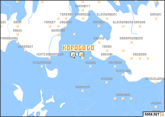 map of Korogo