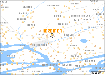 map of Koroinen