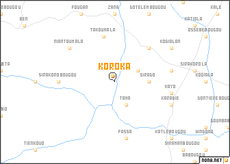 map of Koroka